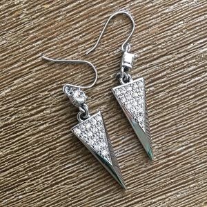 Silver earrings